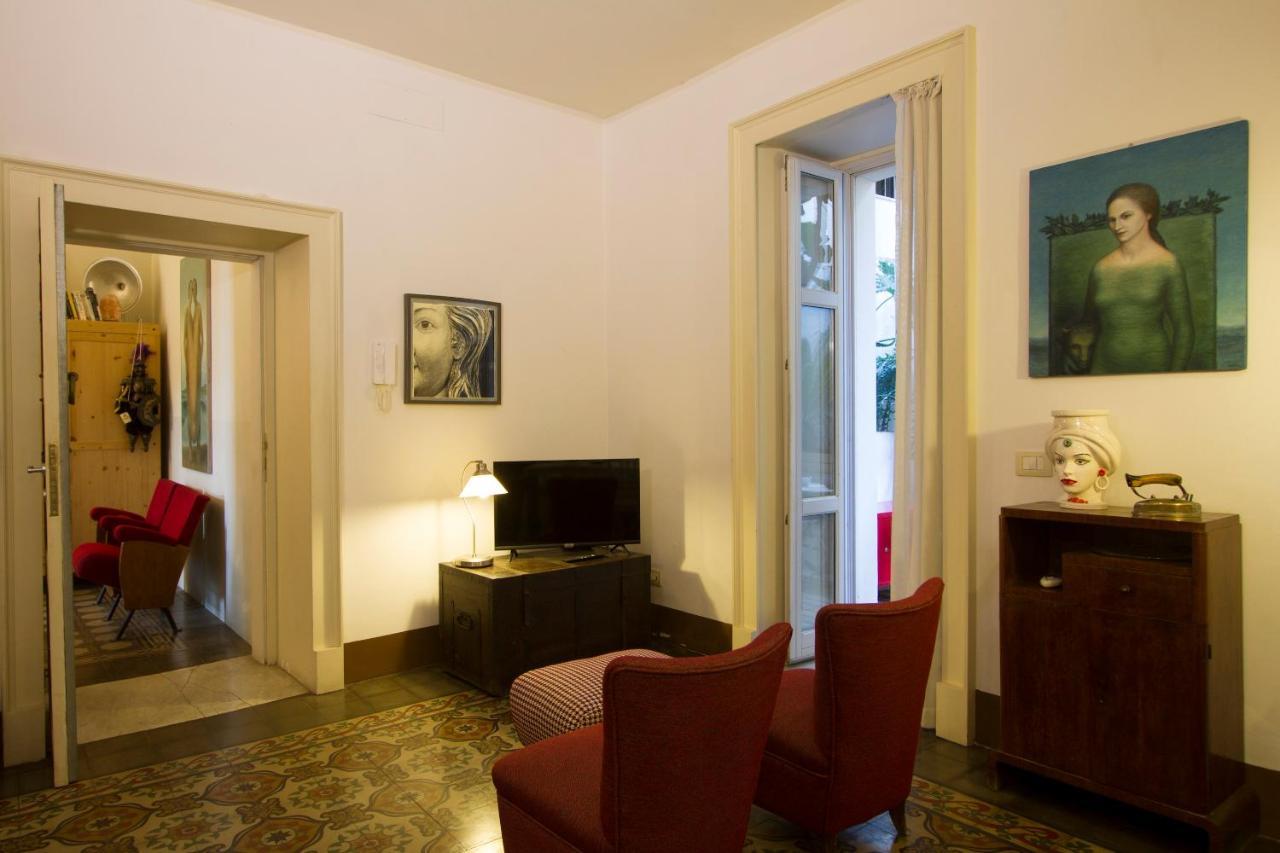 Tre Vie Apartment Con Terrazzo Giardino Pensile Катания Экстерьер фото
