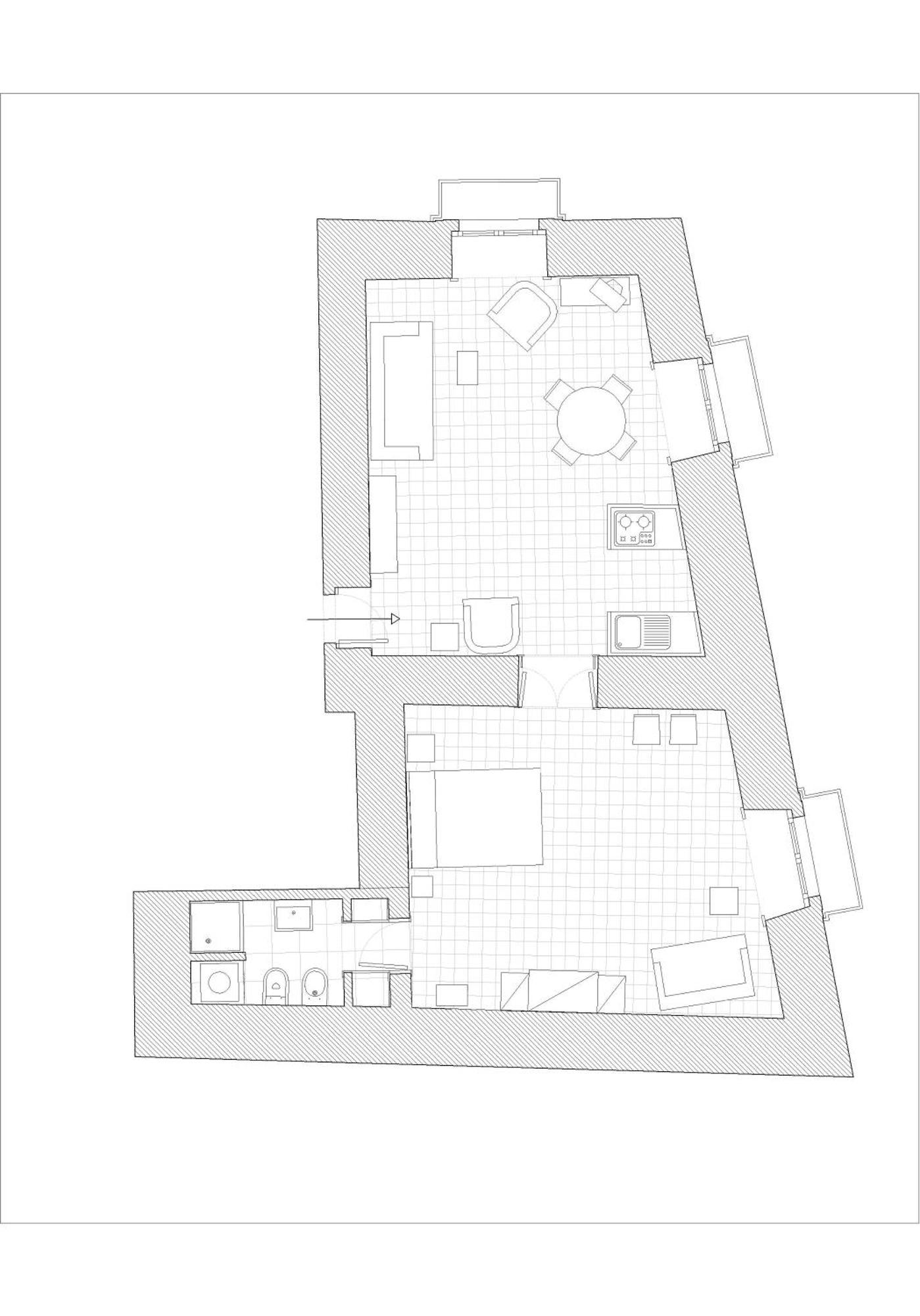 Tre Vie Apartment Con Terrazzo Giardino Pensile Катания Экстерьер фото